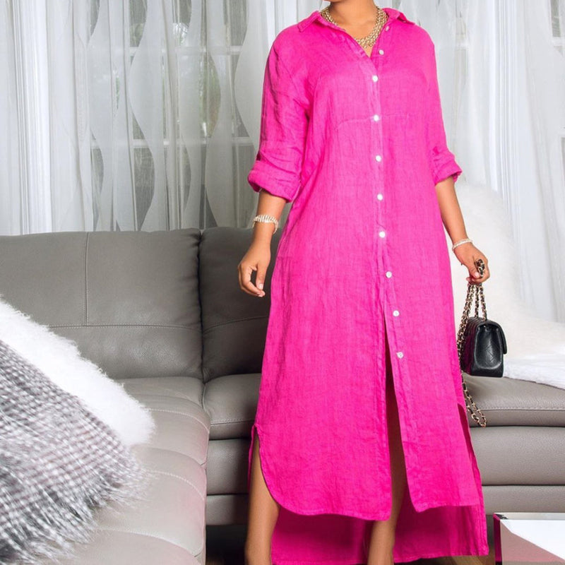 Bequeme und elegante Sommerkleid für stilvolle Frauen