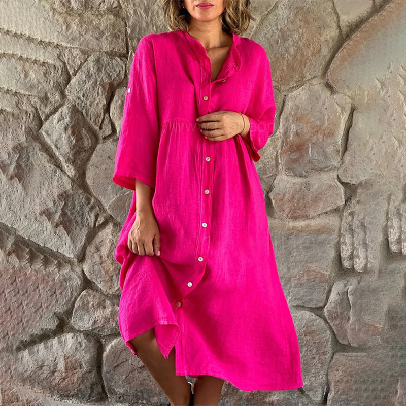 Bequeme und elegante Sommerkleid für stilvolle Frauen