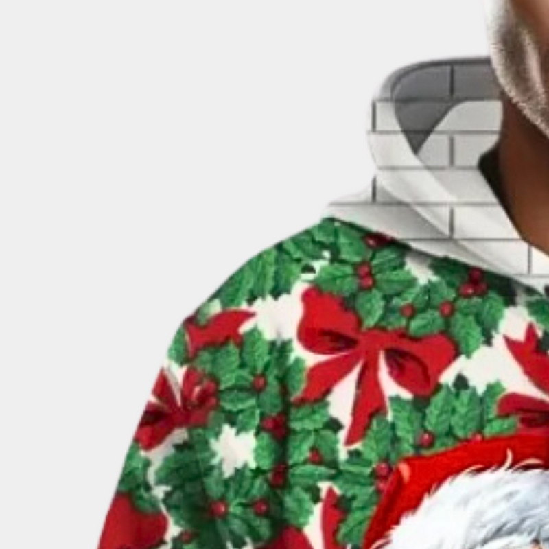 Bequemer und eleganter Weihnachts-Kapuzenpullover