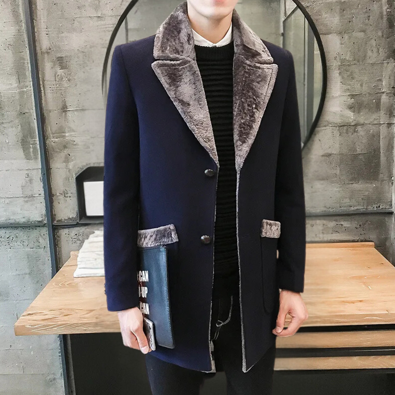 Elegante warme Jacke für Männer