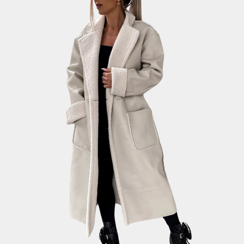 Warme elegante Winterjacke für Damen