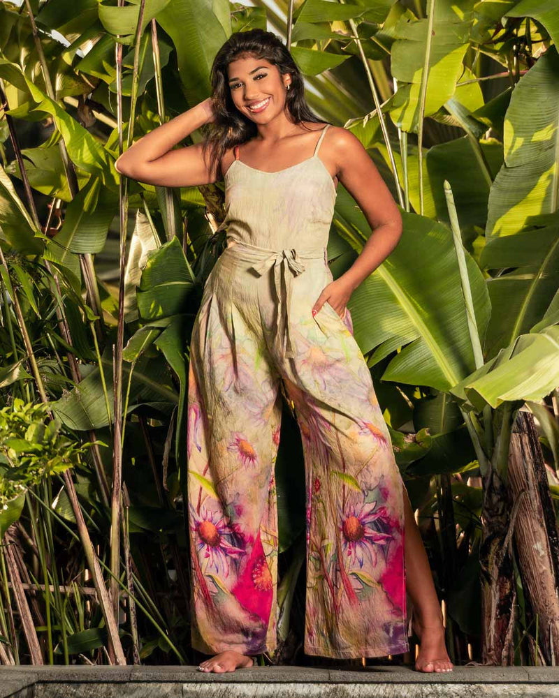 Annette - Hose mit Blumendruck Marguerite Jumpsuit