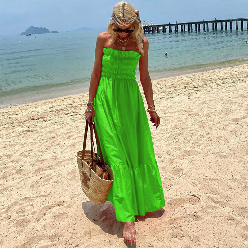 Elegantes Off-the-Shoulder Maxi Kleid für jeden Anlass