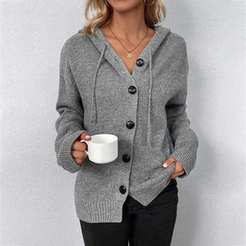 Elegante und weiche Kapuzenjacke