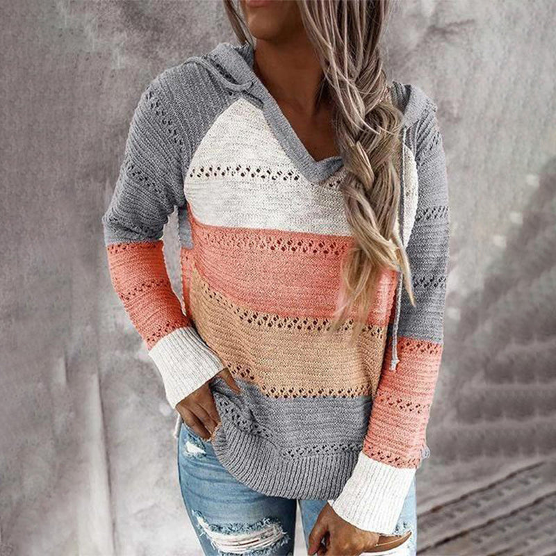 AVALYNN - Modischer Pullover mit V-Ausschnitt