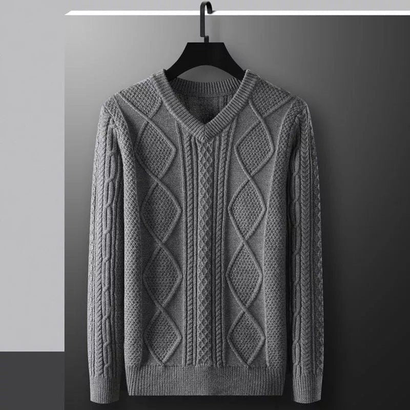 Weicher Herren-Strickpullover