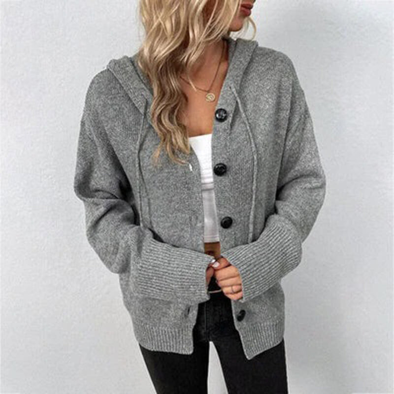 Elegante und weiche Kapuzenjacke