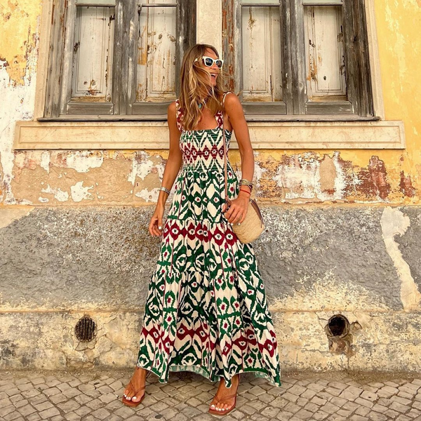 Elegantes Frauen Stilvolles Maxikleid für jeden Anlass