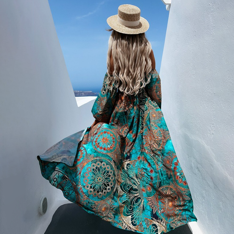 Eleganter, bequemer Maxikleid-Pullover für jeden Anlass
