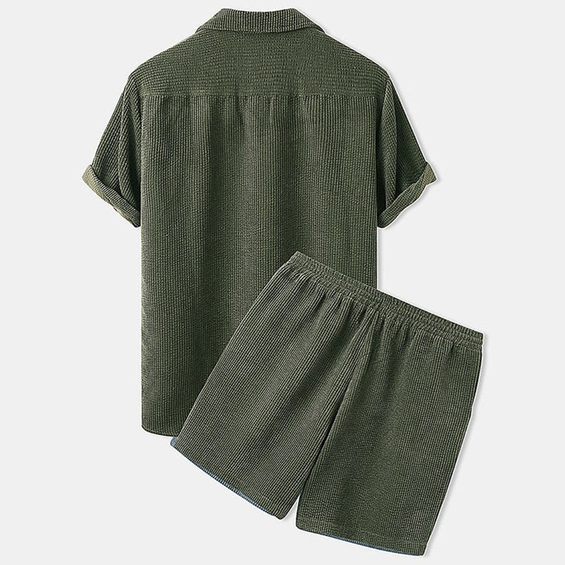 Elegantes Herren Corduroy Set für den Sommer