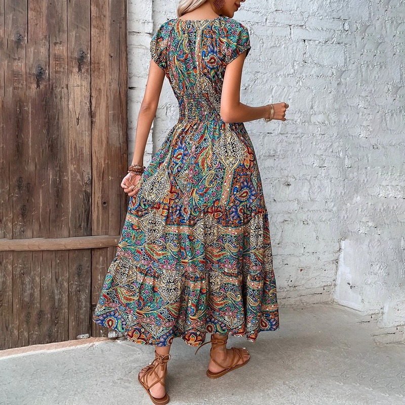 Bequemes und elegantes Sommer-Boho-Kleid für jeden Anlass
