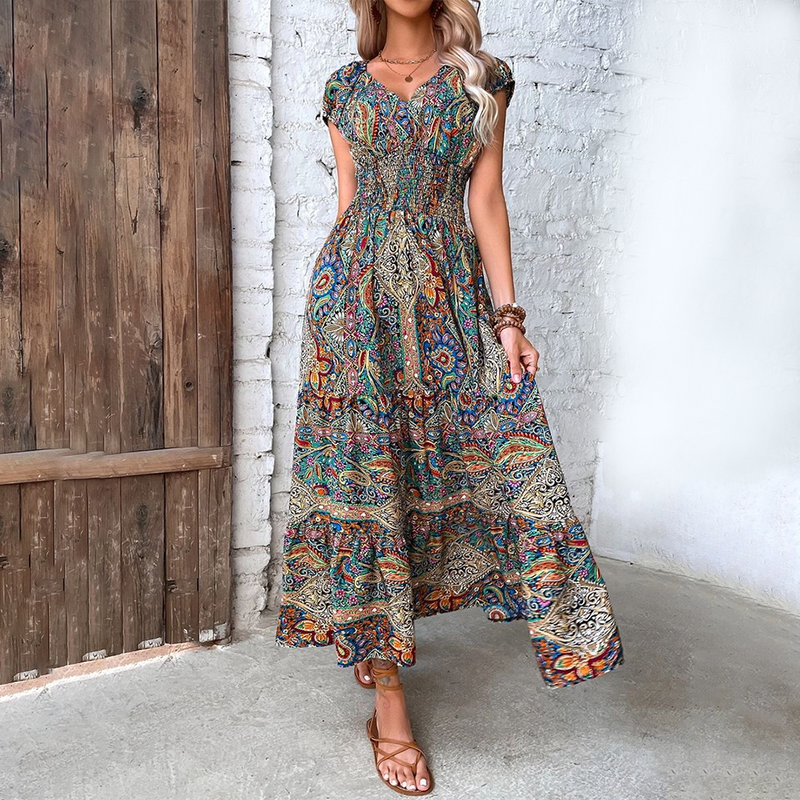 Bequemes und elegantes Sommer-Boho-Kleid für jeden Anlass