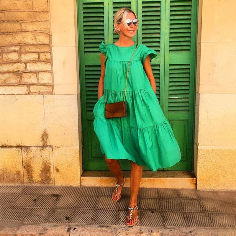 Elegantes Midi-Kleid für jeden Anlass im Sommer