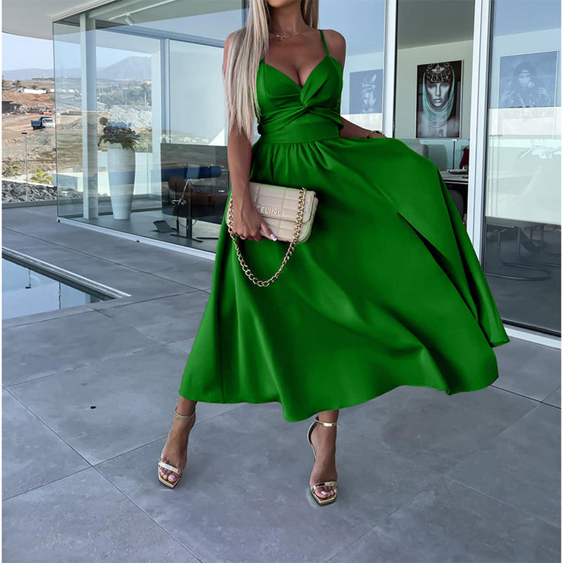 Elegantes Midi-Kleid für jeden Anlass mit Komfort