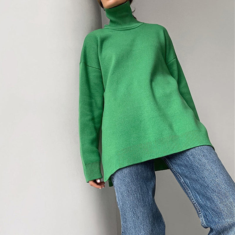 Alya - Modischer Pullover mit Seitenschlitzen