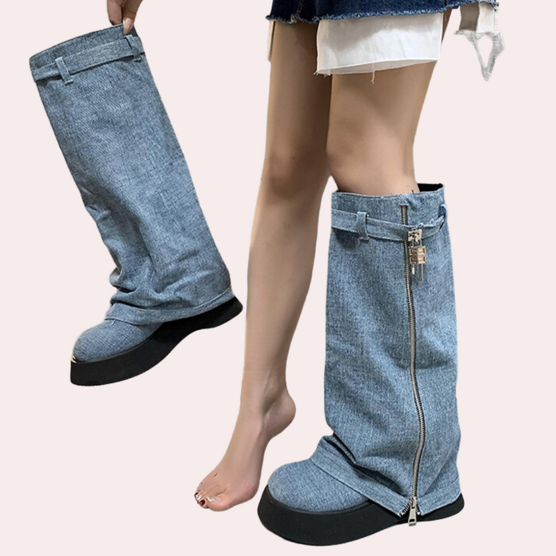 DULCE - Trendige Denim-Stiefel für Damen