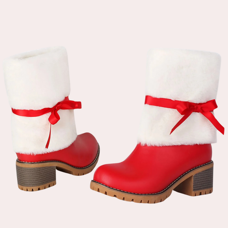 Elegante und warme Weihnachtsstiefel für Damen