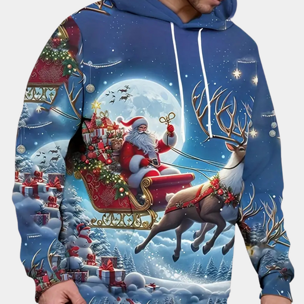 Weicher Weihnachts Hoodie für Herren