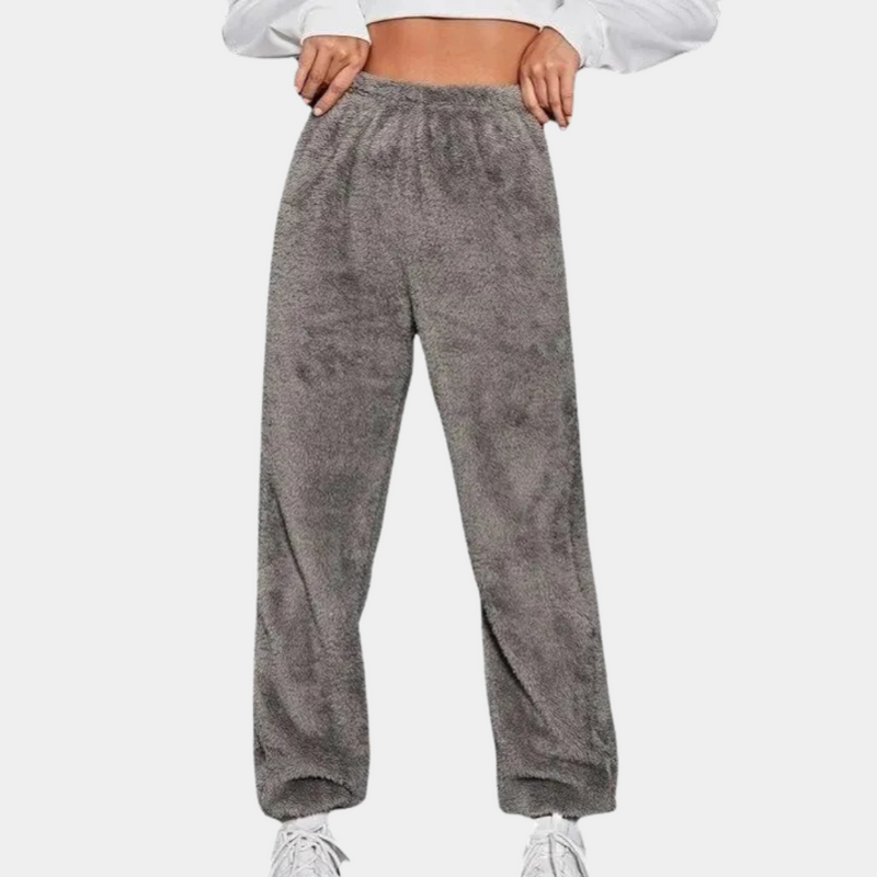 Weiche Plüsch-Loungebrocken für Damen im Trend