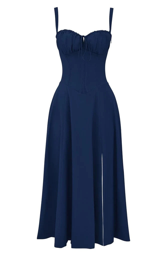 Bequemes - Geblümtes Bustierkleid mit Taillenformung für dich