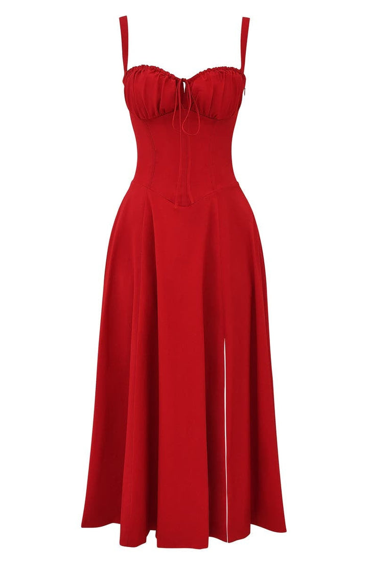 Floral Kleid | Elegant sommer sleeveless Midi Frauenkleid