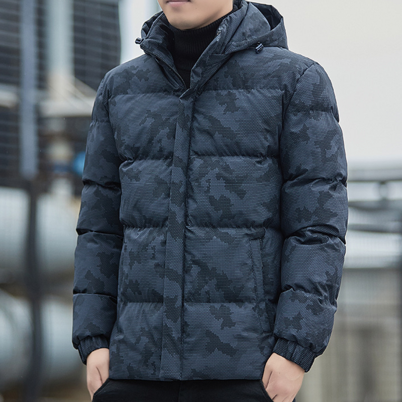 Wärmender eleganter Winterjacke für Herren