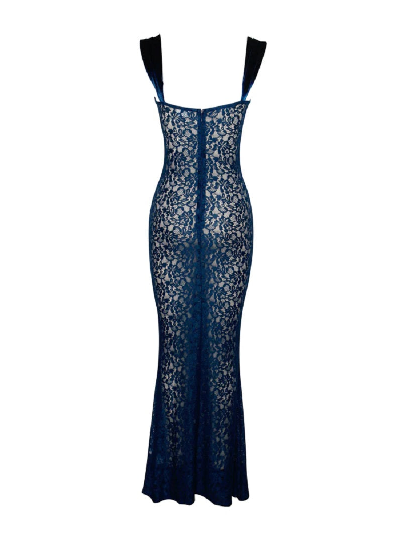 Elegantes Maxikleid aus Spitze für besondere Anlässe