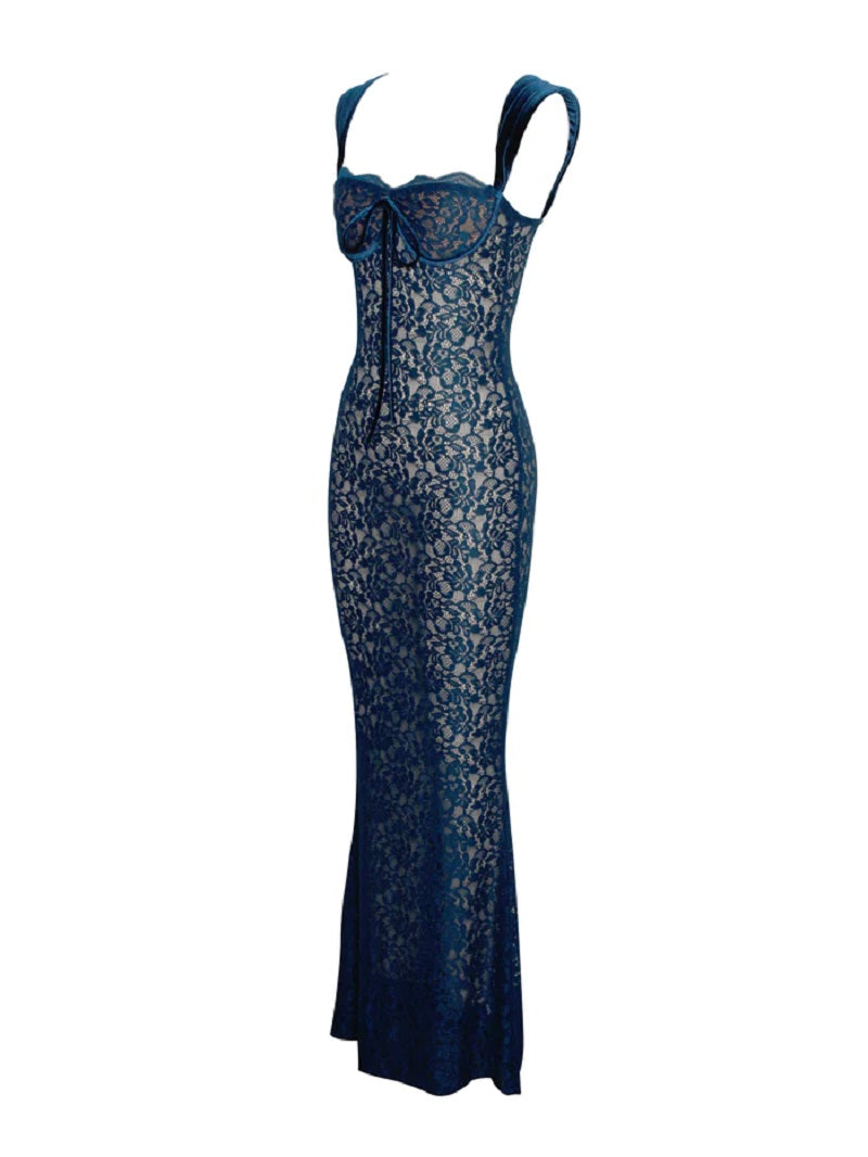 Elegantes Maxikleid aus Spitze für besondere Anlässe