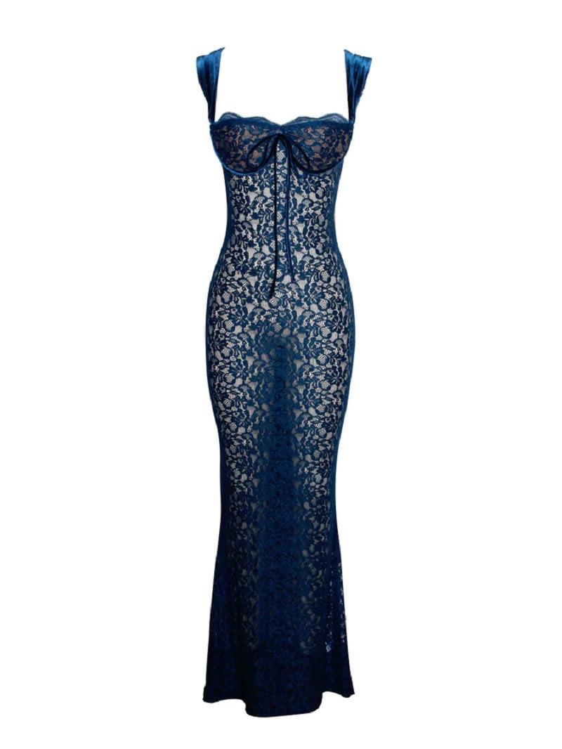 Elegantes Maxikleid aus Spitze für besondere Anlässe