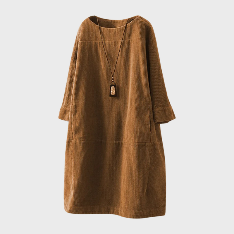 Idunn - Cord-Kleid für Damen