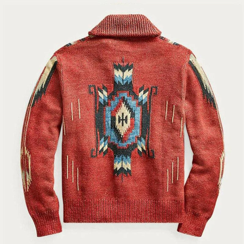 Weiches vintage gestricktes Herren-Westen