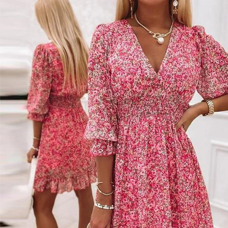 Elegantes Midi Kleid für Damen – Perfekt für den Sommer