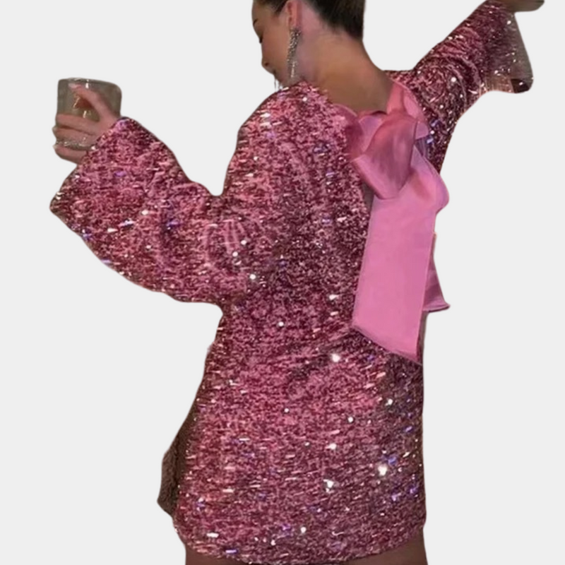 Janice - Pailletten-Kleid für Damen
