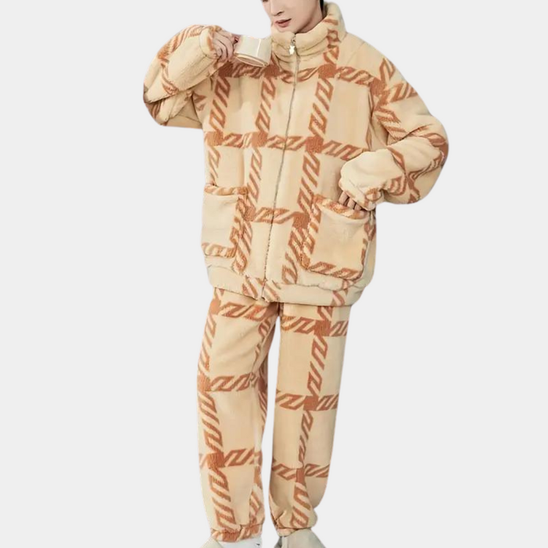 Weicher und warmer Pyjama für Herren