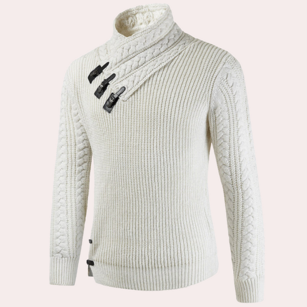 Warme stilvolle Winterpullover für Herren