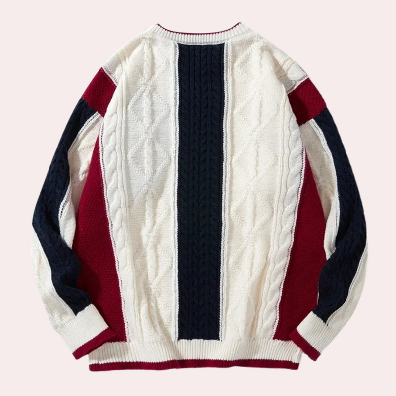 Gemütlicher Strickpullover für Herren
