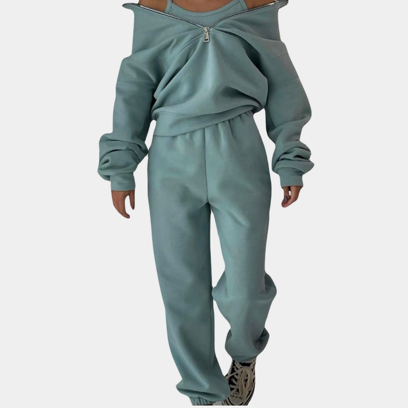Damen Jogginganzug | 2-teiliges Set | Bequem & Stylisch