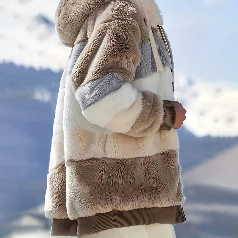 Harriet – Fleecejacke mit Kapuze für Damen