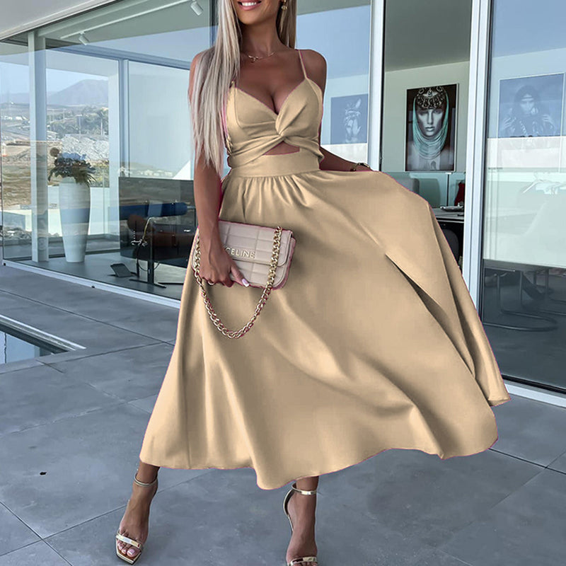 Elegantes Midi-Kleid für jeden Anlass mit Komfort