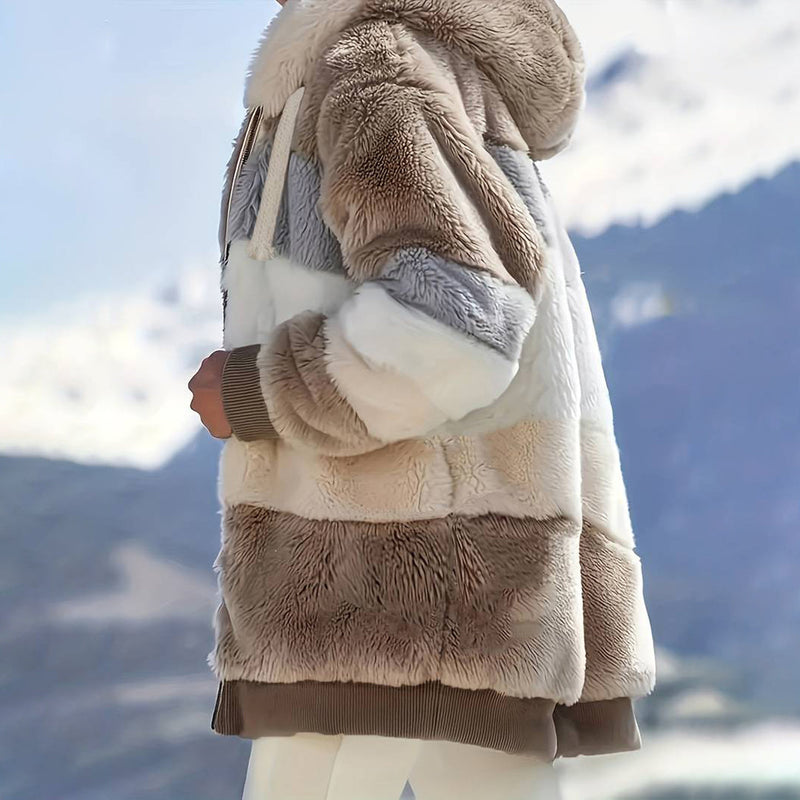 Harriet – Fleecejacke mit Kapuze für Damen