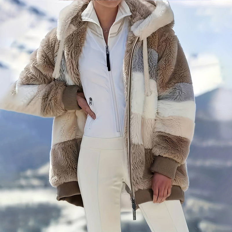 Harriet – Fleecejacke mit Kapuze für Damen