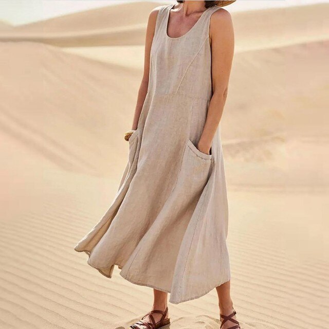 Weiches - Sommer Taschenkleid für dich