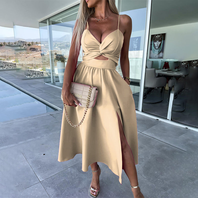 Elegantes Midi-Kleid für jeden Anlass mit Komfort
