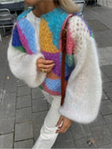 Elegante und warme Strickjacke