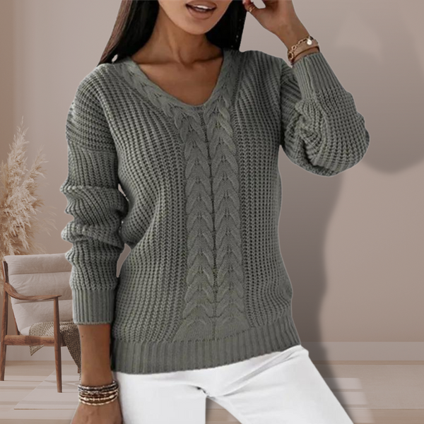 Oriana - Warmer und bequemer Strickpullover