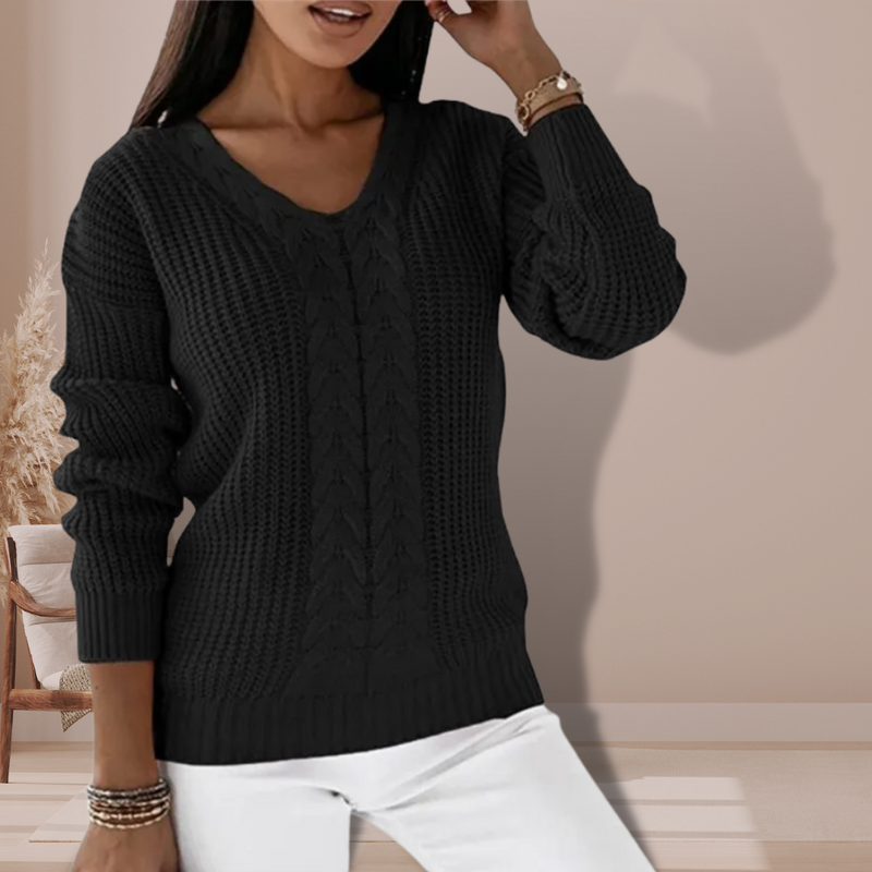 Oriana - Warmer und bequemer Strickpullover