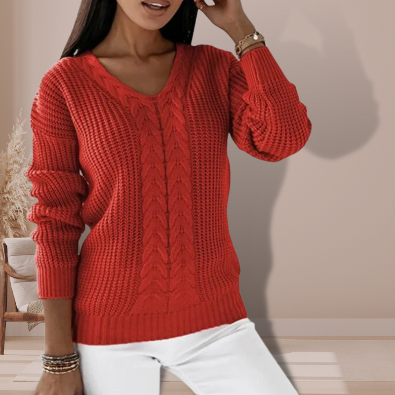 Oriana - Warmer und bequemer Strickpullover