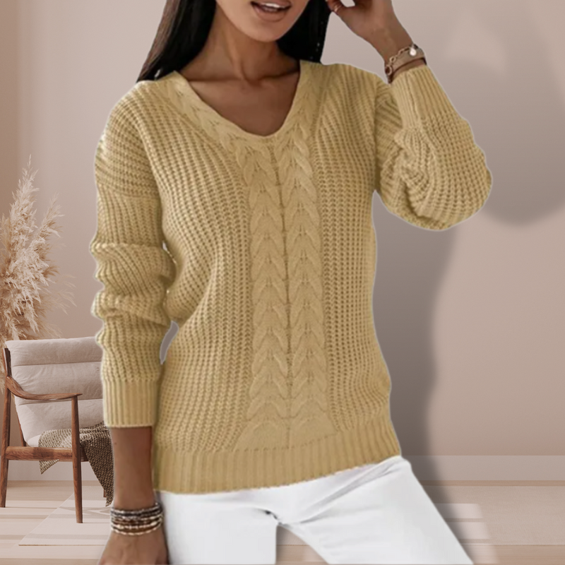 Oriana - Warmer und bequemer Strickpullover