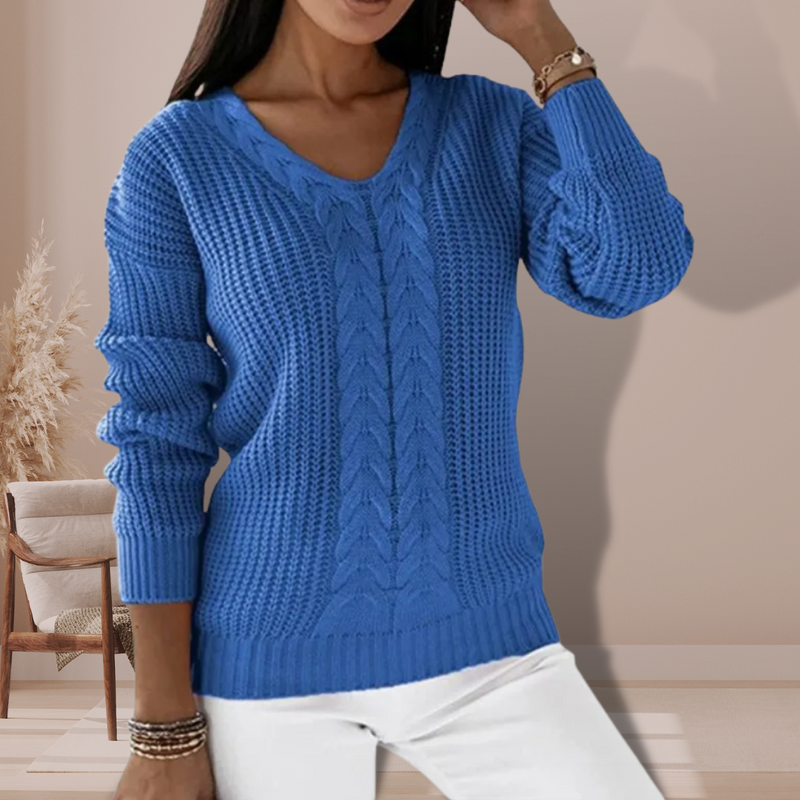 Oriana - Warmer und bequemer Strickpullover