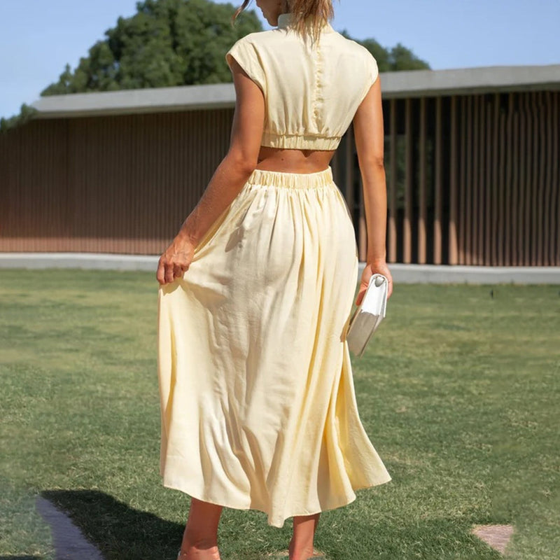 Bequeme elegante Sommerkleid für besondere Anlässe